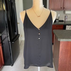 NWT Loft Strappy Cami -  Black  - sz M